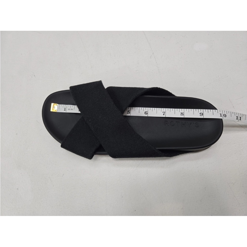 Rothy's Black Crisscross Slide Sandals - Picture 11 of 11